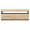 vidaXL TV skříňka s LED osvětlením dub sonoma 100 x 35 x 40 cm