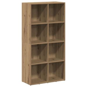 vidaXL Knihovna dub artisan 66x30x130 cm kompozitn&iacute; dřevo