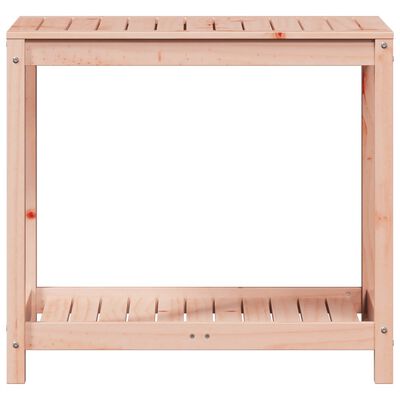 vidaXL Přesazovací stůl s policí 82,5x50x75 cm masivní dřevo douglasky
