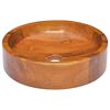 vidaXL Umyvadlo masivn&iacute; teak &Phi;40 x 10 cm