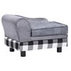 vidaXL Pohovka pro psy &scaron;ed&aacute; 57 x 34 x 36 cm ply&scaron;