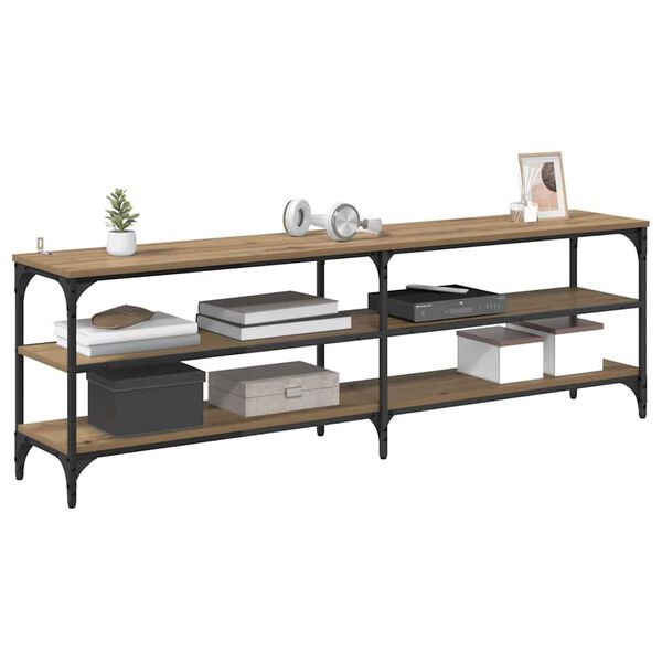 vidaXL Televizn&iacute; skř&iacute;ň Artisanov&yacute; dub 160 x 30 x 50 cm