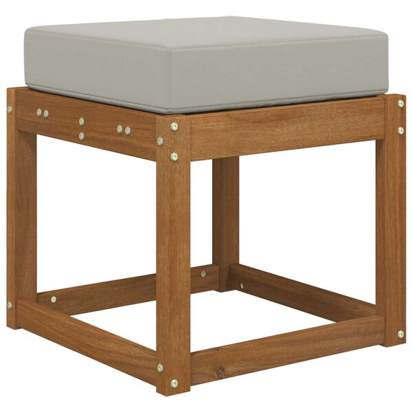 vidaXL Venkovn&iacute; sedac&iacute; pol&scaron;t&aacute;ř &Scaron;ed&yacute; 40 x 40 x 8 cm 100% polyester