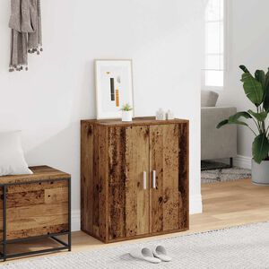 vidaXL Botn&iacute;k old wood 60 x 35 x 70 cm kompozitn&iacute; dřevo