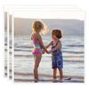 vidaXL Fotor&aacute;mečky kol&aacute;ž 3 ks na stěnu b&iacute;l&eacute; 50 x 50 cm MDF