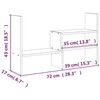 vidaXL Stojan na monitor (39–72) x 17 x 43 cm masivní borové dřevo
