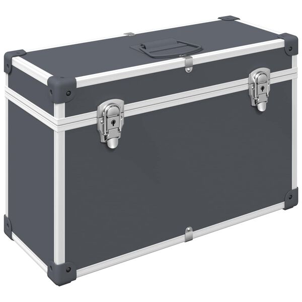 vidaXL &Uacute;chyty na skř&iacute;ň 12 pcs Antracit 85 x 45 mm Kov