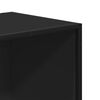 vidaXL Knihovna černá 60 x 35 x 139 cm kompozitní dřevo