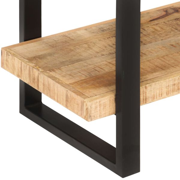 vidaXL 4patrová knihovna 120 x 40 x 180 cm hrubé mangovníkové dřevo