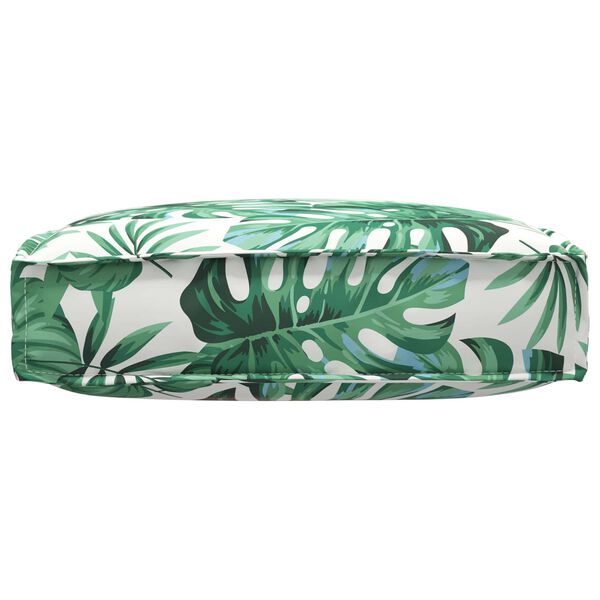 vidaXL Pol&scaron;t&aacute;ř List Vzor listů 60 x 60 x 12 cm Oxford l&aacute;tka