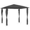 vidaXL Alt&aacute;n s kryt&yacute;mi sloupky 3 x 3 x 2,6 m antracitov&yacute; 160 g/m&sup2;