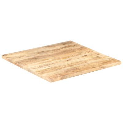 vidaXL Stolní deska masivní mangovníkové dřevo 25–27 mm 70 x 70 cm