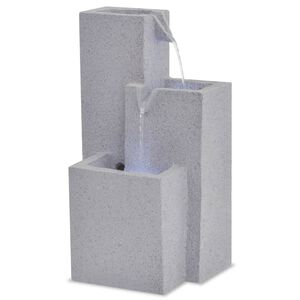 vidaXL Interi&eacute;rov&aacute; font&aacute;na s LED osvětlen&iacute;m, polyresin