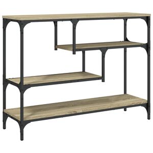 vidaXL Konzolov&yacute; stolek dub sonoma 100x30x75 cm kompozitn&iacute; dřevo