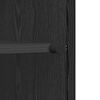 vidaXL Serv&iacute;rovac&iacute; skř&iacute;ň Čern&yacute; dub 35 x 37 x 76 cm Kompozitn&iacute; dřevo