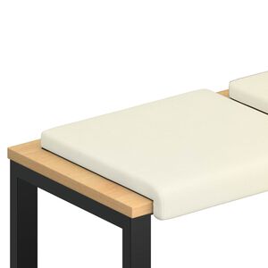 vidaXL Pol&scaron;t&aacute;ř na lavici 2 ks man&scaron;estr Kr&eacute;mov&aacute; Hloubka 35 cm