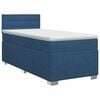vidaXL Postel boxspring s matrac&iacute; s čelo Modr&aacute; 100 x 200 cm Textil