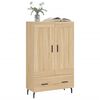 vidaXL Skř&iacute;ň highboard dub sonoma 69,5 x 31 x 115 cm kompozitn&iacute; dřevo