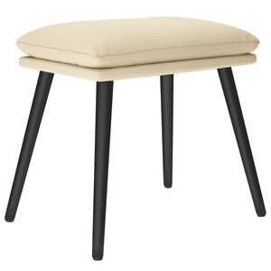 vidaXL Podnožka kr&eacute;mov&aacute; 45x29,5x35 cm textil