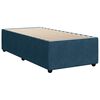 vidaXL Box spring postel s matrac&iacute; modr&aacute; 80 x 200 cm samet