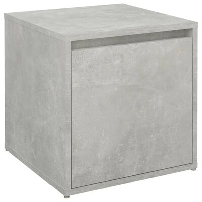 vidaXL Úložný box se zásuvkou betonově šedý 40,5 x 40 x 40 cm kompozit