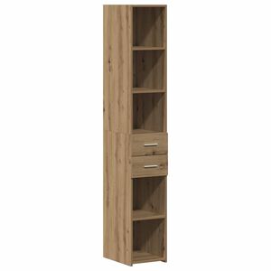 vidaXL knihovna Artisanov&yacute; dub 30 x 42,4 x 185,2 cm