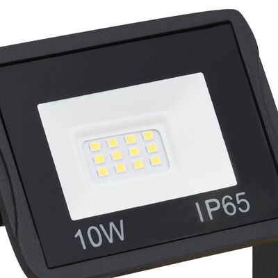 vidaXL LED reflektor s rukojetí 2 x 10 W teplé bílé světlo