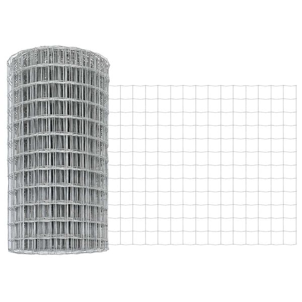 vidaXL Euro plot Stříbrná 0,4 x 10 m Horko pozinkovaná železo