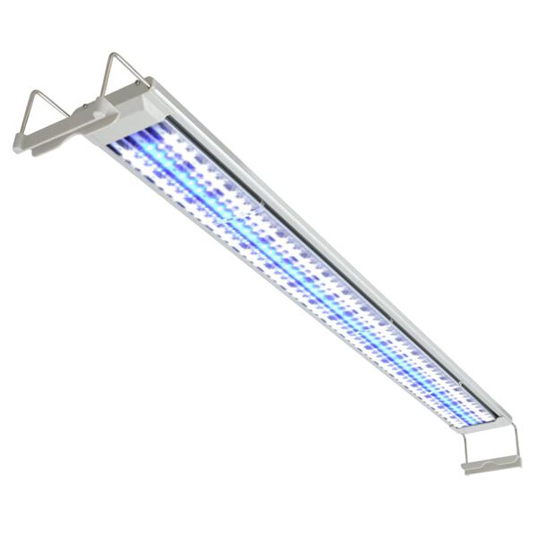 vidaXL LED akvarijn&iacute; lampa 120&ndash;130 cm hlin&iacute;k IP67