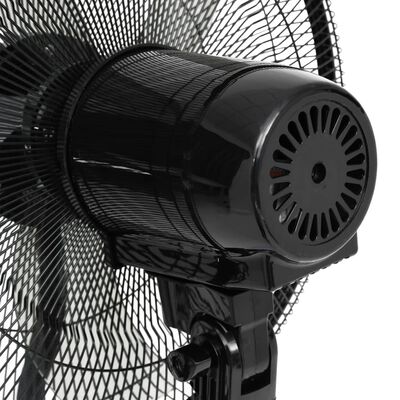 vidaXL Stojanový mlhový ventilátor s dálkovým ovládáním černý a bílý
