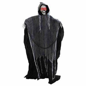 vidaXL Z&aacute;věsn&yacute; Smrť&aacute;k na Halloween SPOOKA Čern&aacute; 112 x 164 cm Polyester