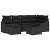 vidaXL Set pohovek 7 ks polyratan