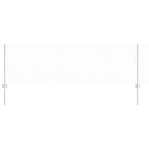 vidaXL Plot s sloupkem Stř&iacute;brn&aacute; 0,6 x 25 m Ocel