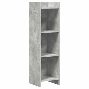 vidaXL knihovna Betonově &scaron;ed&aacute; 30 x 30 x 111 cm Kompozitn&iacute; dřevo