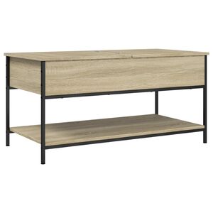 vidaXL Konferenčn&iacute; stolek dub sonoma 100 x 50 x 50 cm kompozit a kov