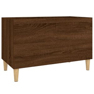 vidaXL Skř&iacute;ňka na LP desky hněd&yacute; dub 74,5x38x48 cm kompozitn&iacute; dřevo
