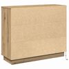 vidaXL LED komoda Artisanový dub 90 x 32 x 75 cm kompozitní dřevo
