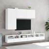 vidaXL Nástěnná TV skříňka bílá 60 x 30 x 30 cm kompozitní dřevo