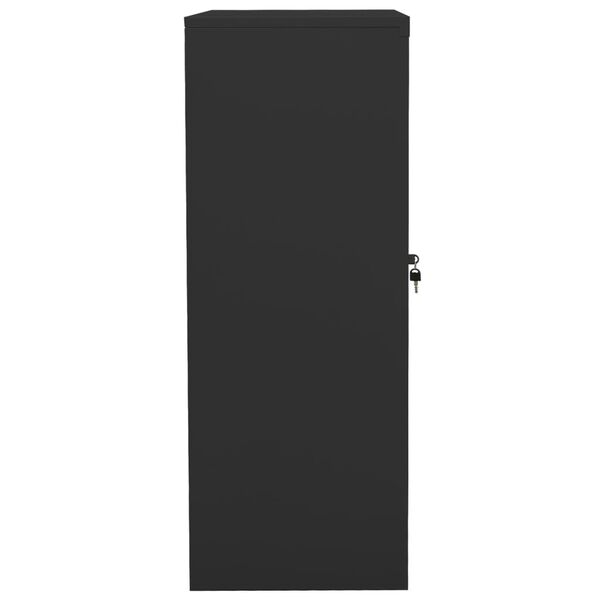 vidaXL Kancel&aacute;řsk&aacute; skř&iacute;ň antracitov&aacute; 90 x 40 x 105 cm ocel