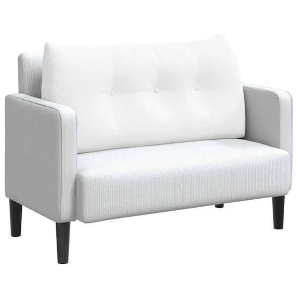 vidaXL Pol&scaron;t&aacute;ř na z&aacute;da B&iacute;l&aacute; 100 x 24 x 50 cm textil