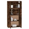 vidaXL Skř&iacute;ň highboard kouřov&yacute; dub kompozitn&iacute; dřevo