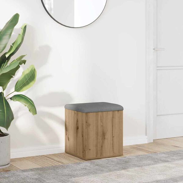 vidaXL Úložná lavice dub artisan 42 x 42 x 45 cm kompozitní dřevo