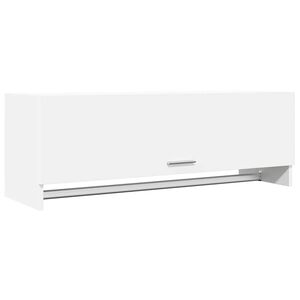 vidaXL &Scaron;atn&iacute; skř&iacute;ň b&iacute;l&aacute; 100 x 32,5 x 35 cm kompozitn&iacute; dřevo