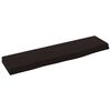 vidaXL N&aacute;stěnn&aacute; police tmavě hněd&aacute; 40x10x2 cm o&scaron;etřen&yacute; masivn&iacute; dub