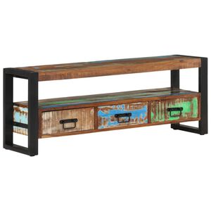 vidaXL TV skř&iacute;ňka 120 x 30 x 45 cm masivn&iacute; recyklovan&eacute; dřevo