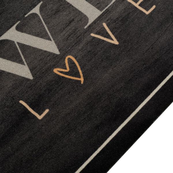 vidaXL Kuchyňsk&yacute; koberec omyvateln&yacute; K&aacute;va n&aacute;pis 60 x 300 cm samet