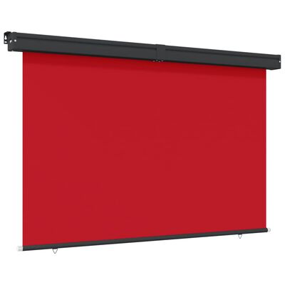 vidaXL Balkonová zástěna 175 x 250 cm červená