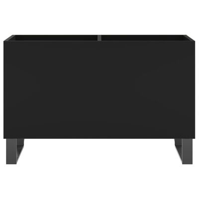vidaXL Skříňka na LP desky černá 74,5 x 38 x 48 cm kompozitní dřevo
