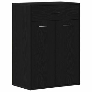vidaXL Reg&aacute;l na boty 60 x 35 x 84 cm Kompozitn&iacute; dřevo Čern&yacute; dub