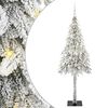 vidaXL V&aacute;nočn&iacute; stromeček s 300 LED diodami B&iacute;l&aacute; 180 cm PE a Ocel